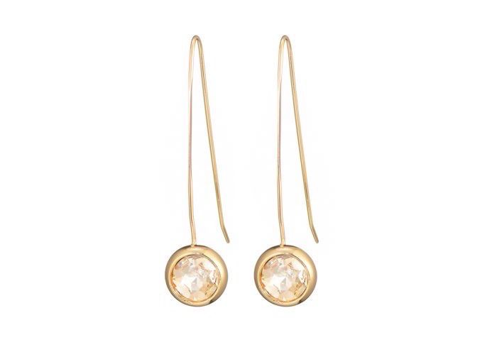 Oorbellen Kai beige