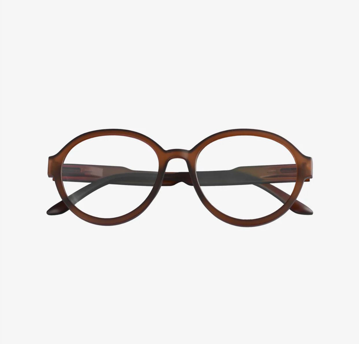 Leesbril Elle dark brown matte