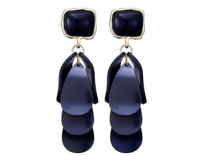 Oorbellen Camilla dark blue