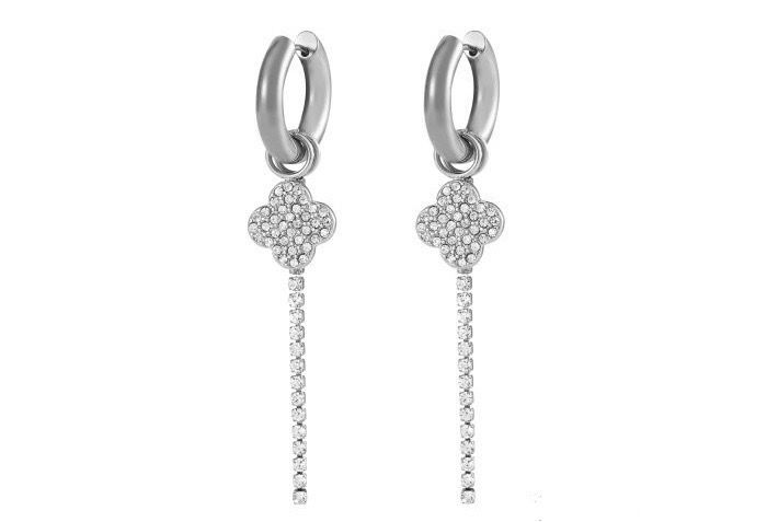 Oorbellen Carolina Silver