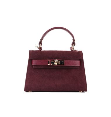 Handtas Charlotte Bordeaux