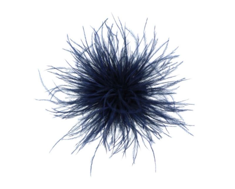 Broche veren marine blauw