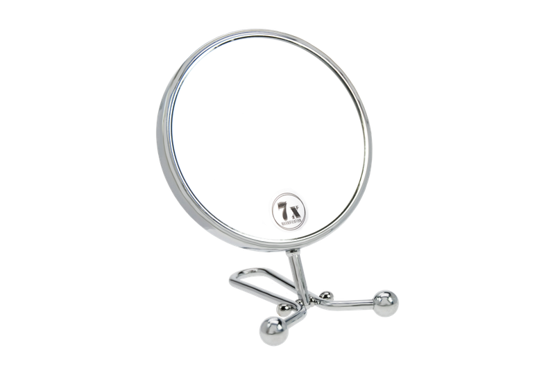 Vergrootspiegel metaal 7x