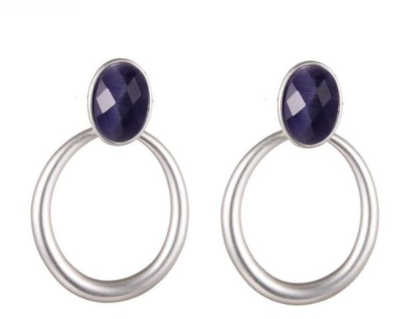Oorbellen Maggy purple