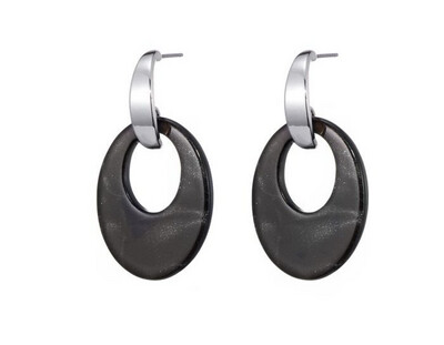 Oorbellen Elena black
