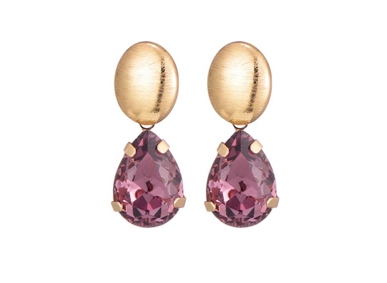 Oorbellen Cato mauve