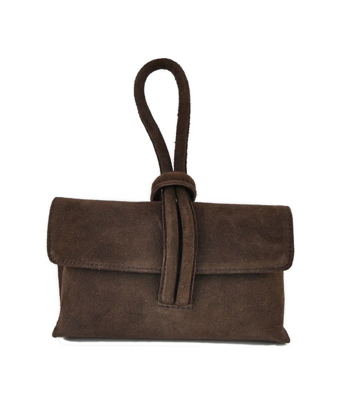 Handtas Paris suede brown