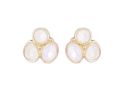 Oorbellen Britt white