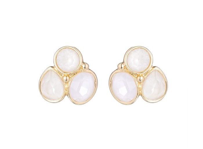 Oorbellen Britt white