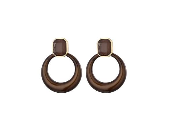Oorbellen Claire brown