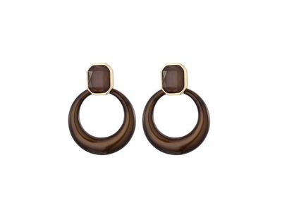 Oorbellen Claire brown