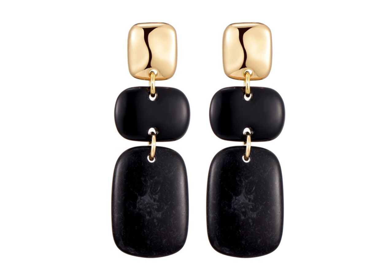 Oorbellen Argo black