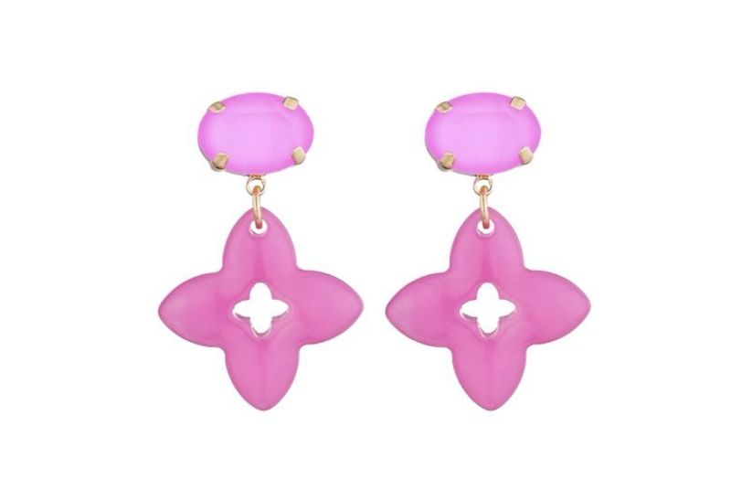 Oorbellen Alora pink