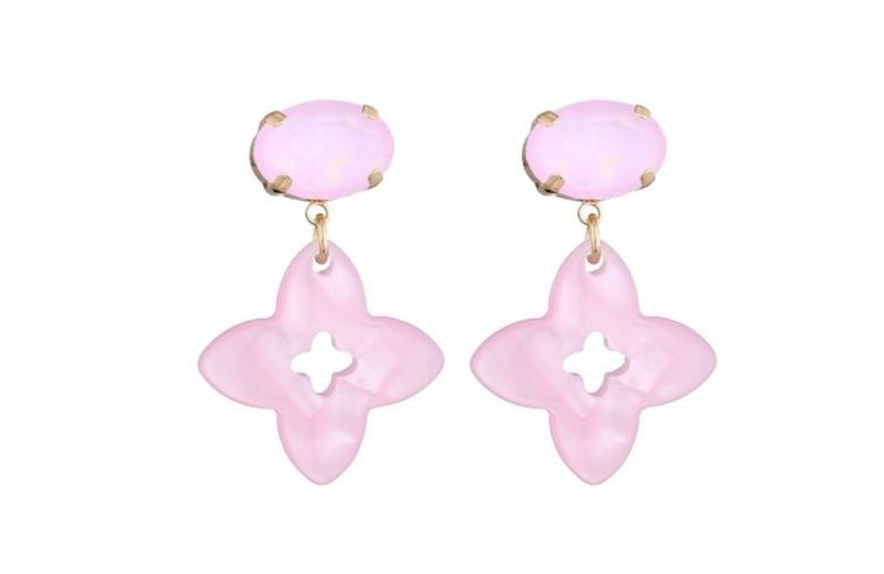 Oorbellen Alora roze