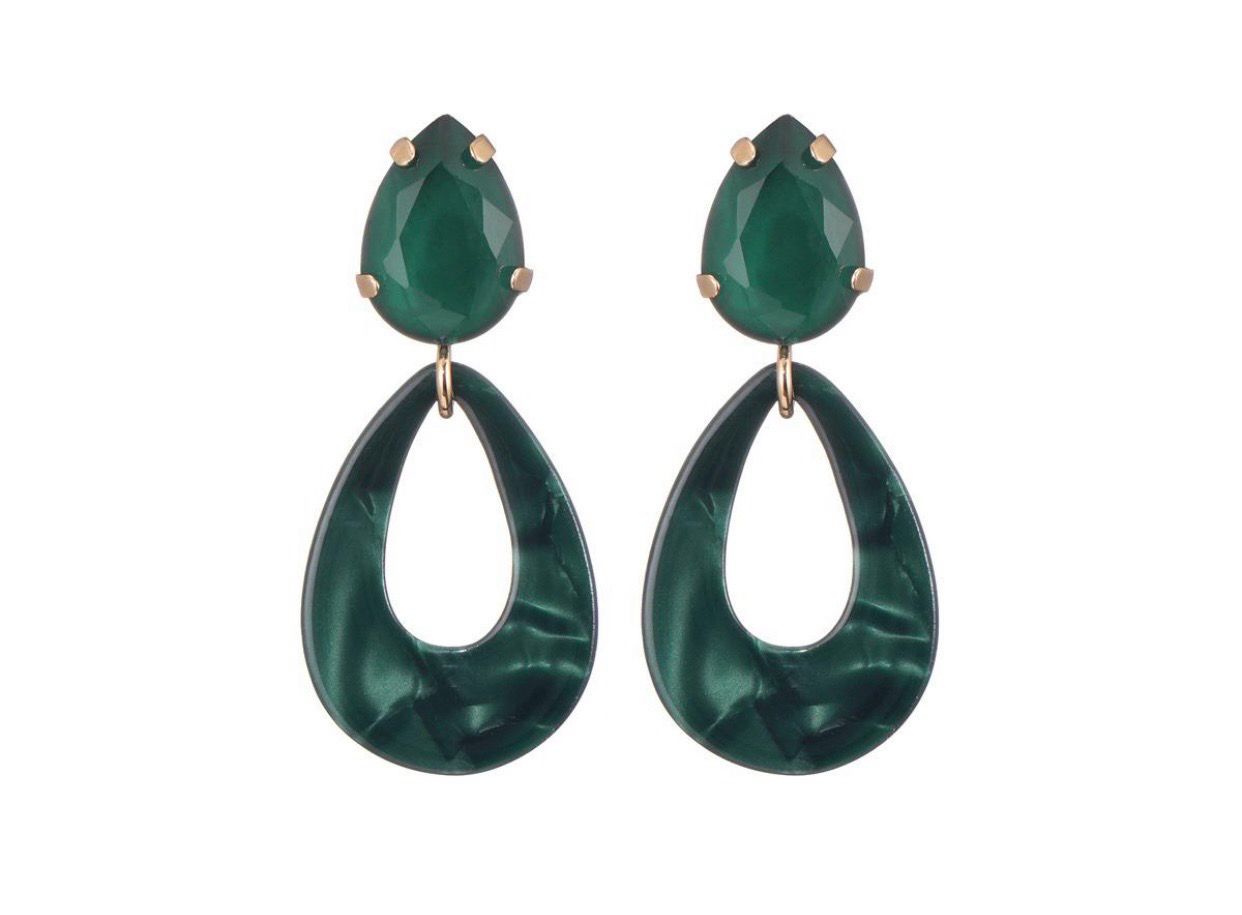 Oorbellen Kate petrol