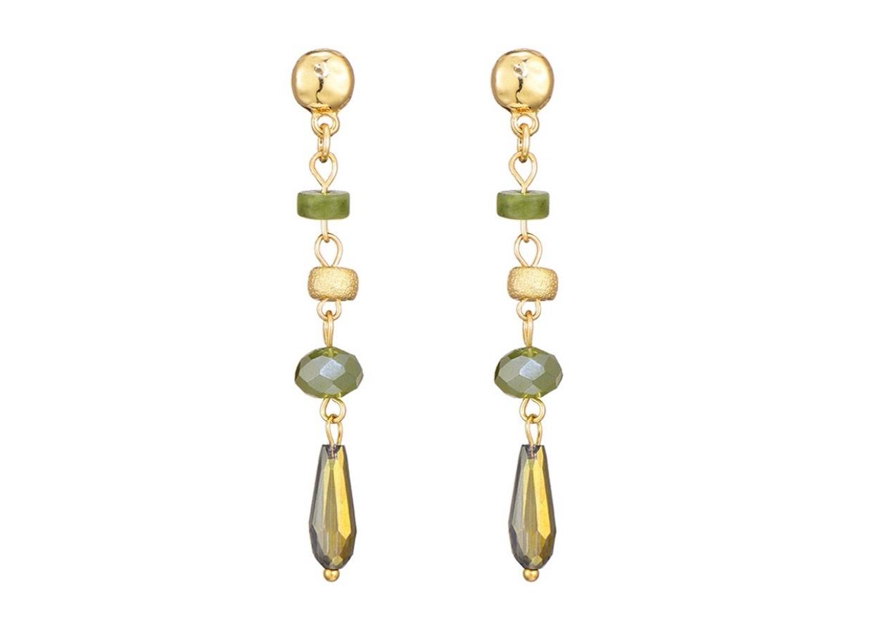 Oorbellen Elin green