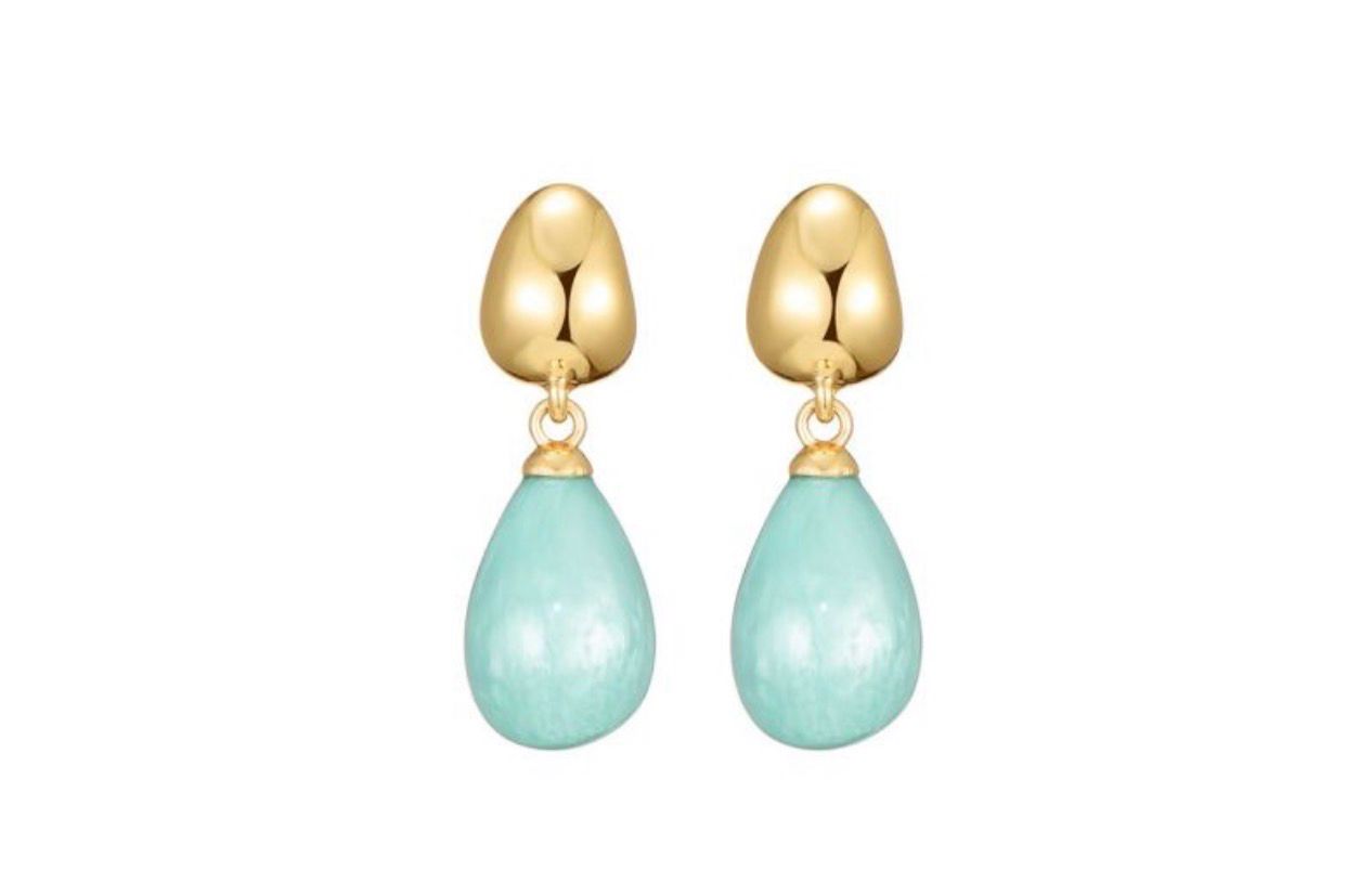 Oorbellen Amara turquoise
