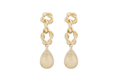 Oorbellen Boaz beige
