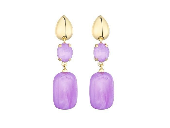 Oorbellen Seli purple