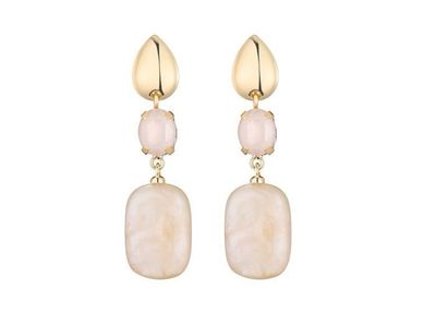 Oorbellen Seli beige