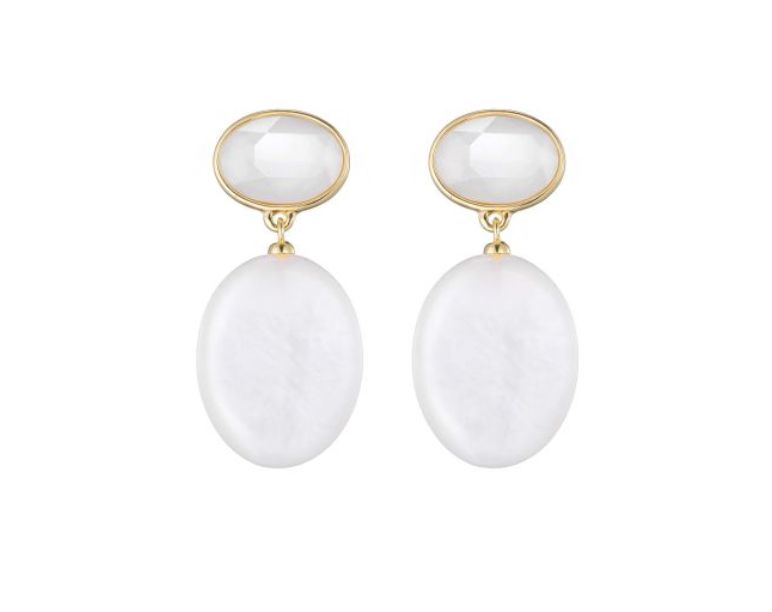 Oorbellen Amalia white