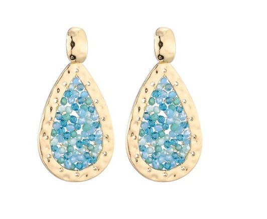 Oorbellen Stien turquoise