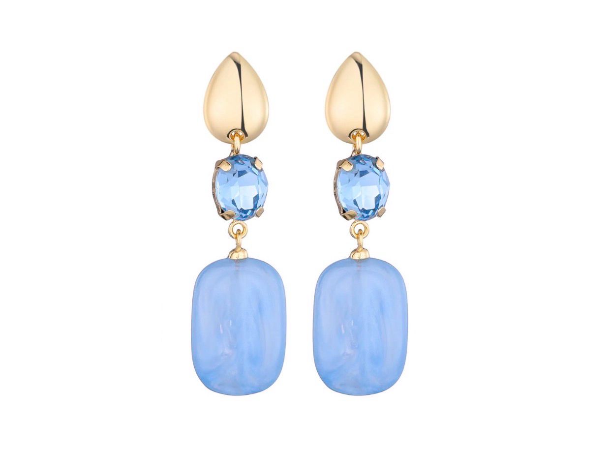 Oorbellen Seli blue
