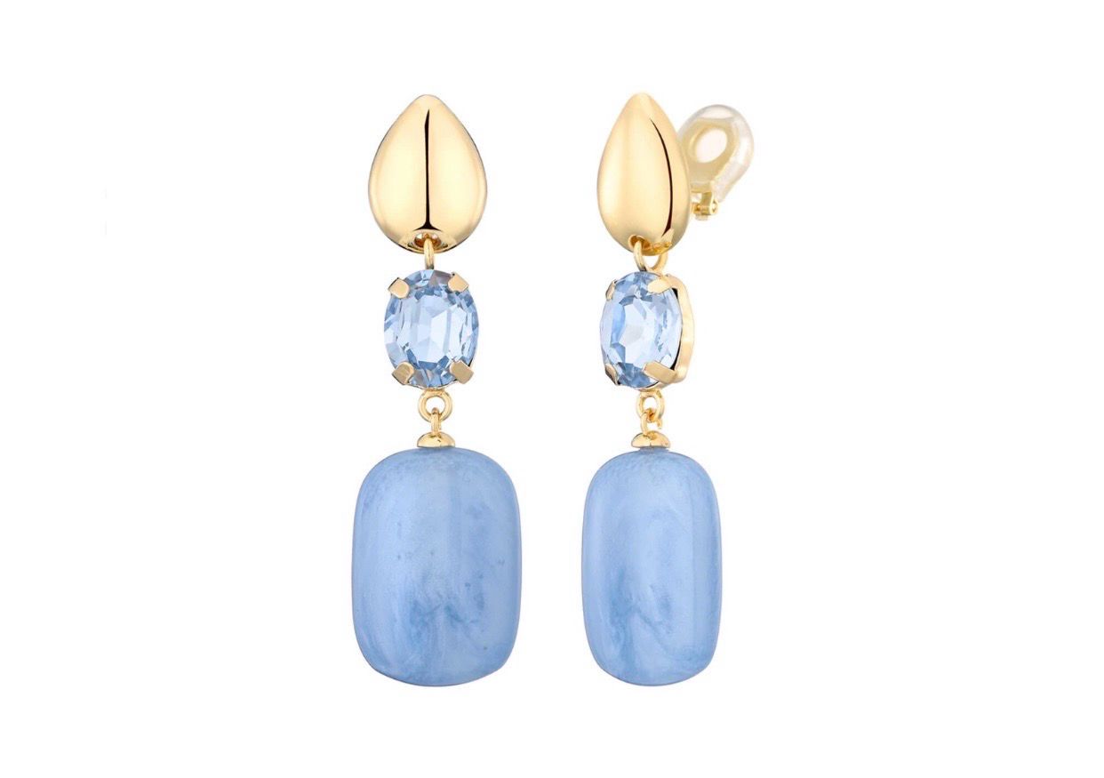 Oorclips Seli blue