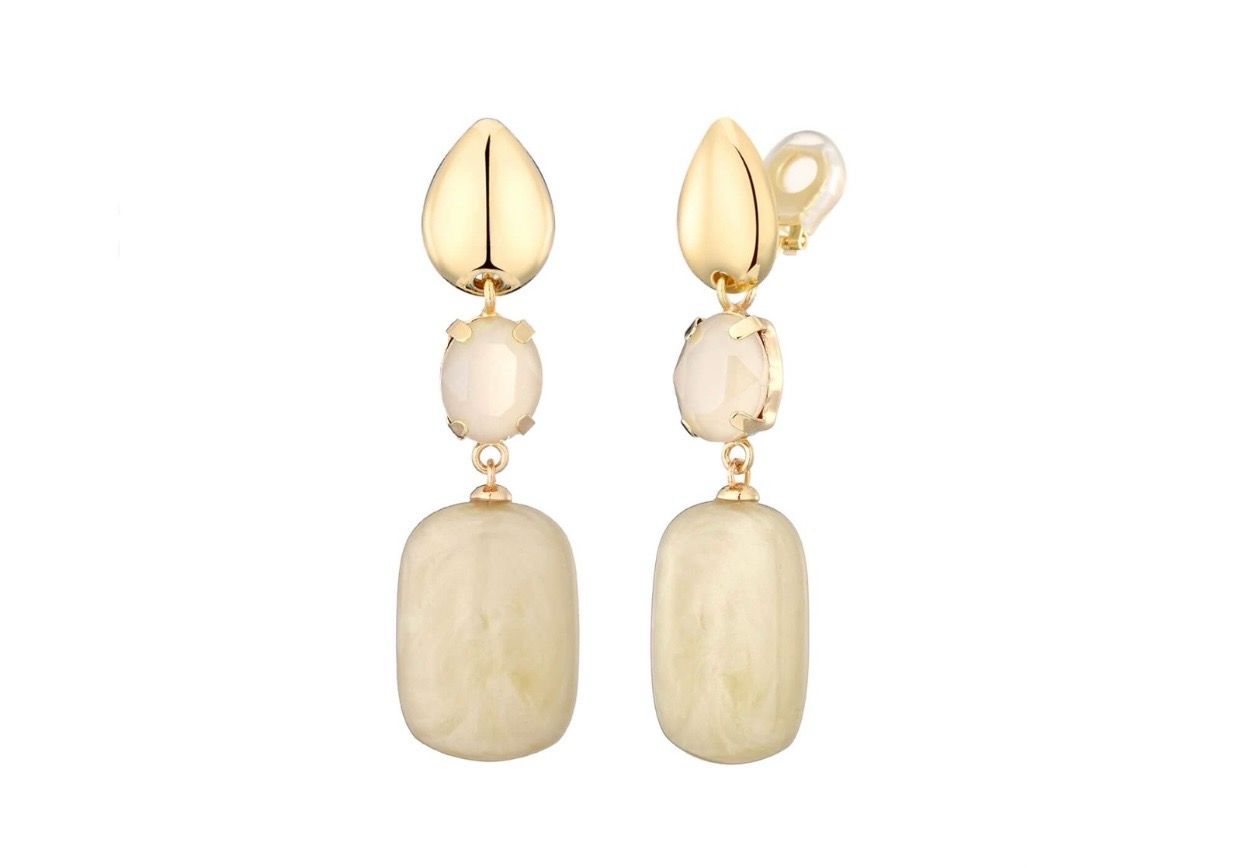 Oorclips Seli beige