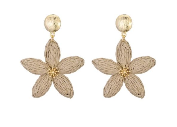 oorbellen Elza beige