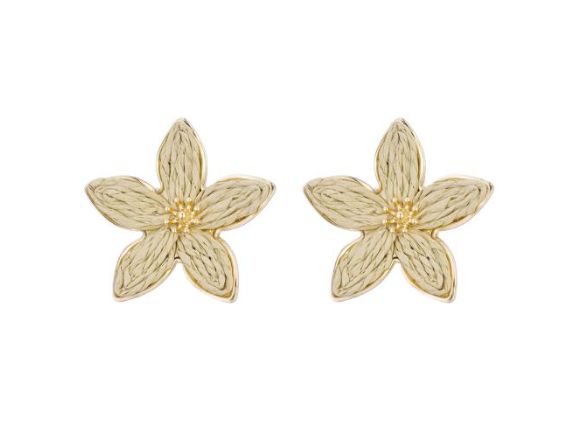Oorbellen Ella beige