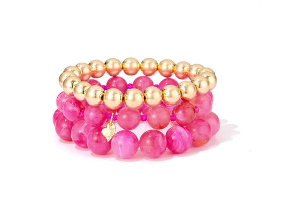 Armband Amy fushia