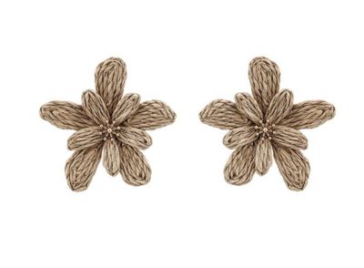 Oorbellen Elly taupe