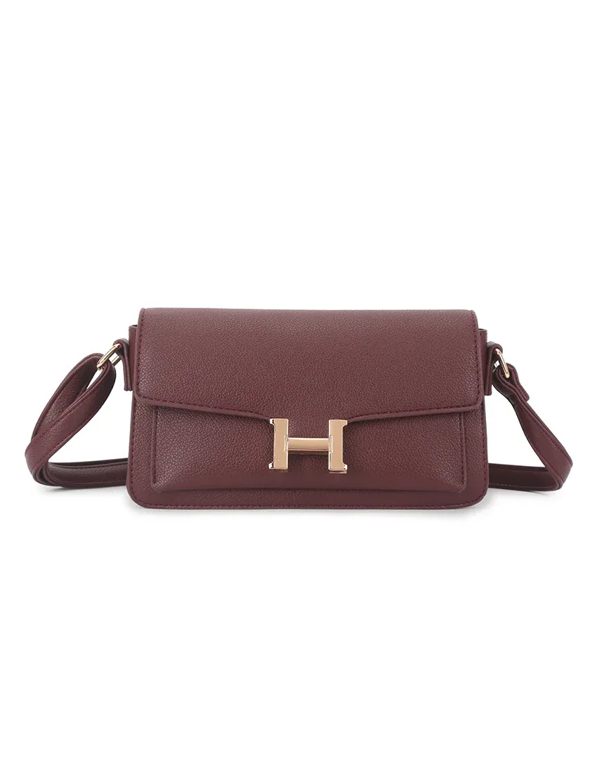 Handtas May bordeaux