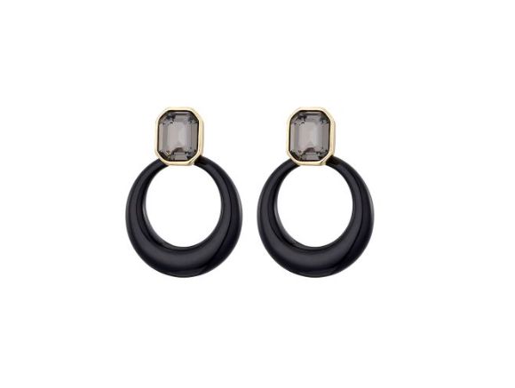 Oorbellen Claire black