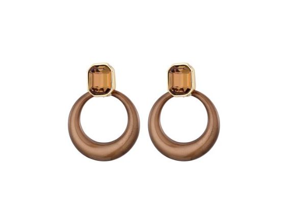Oorbellen Claire camel