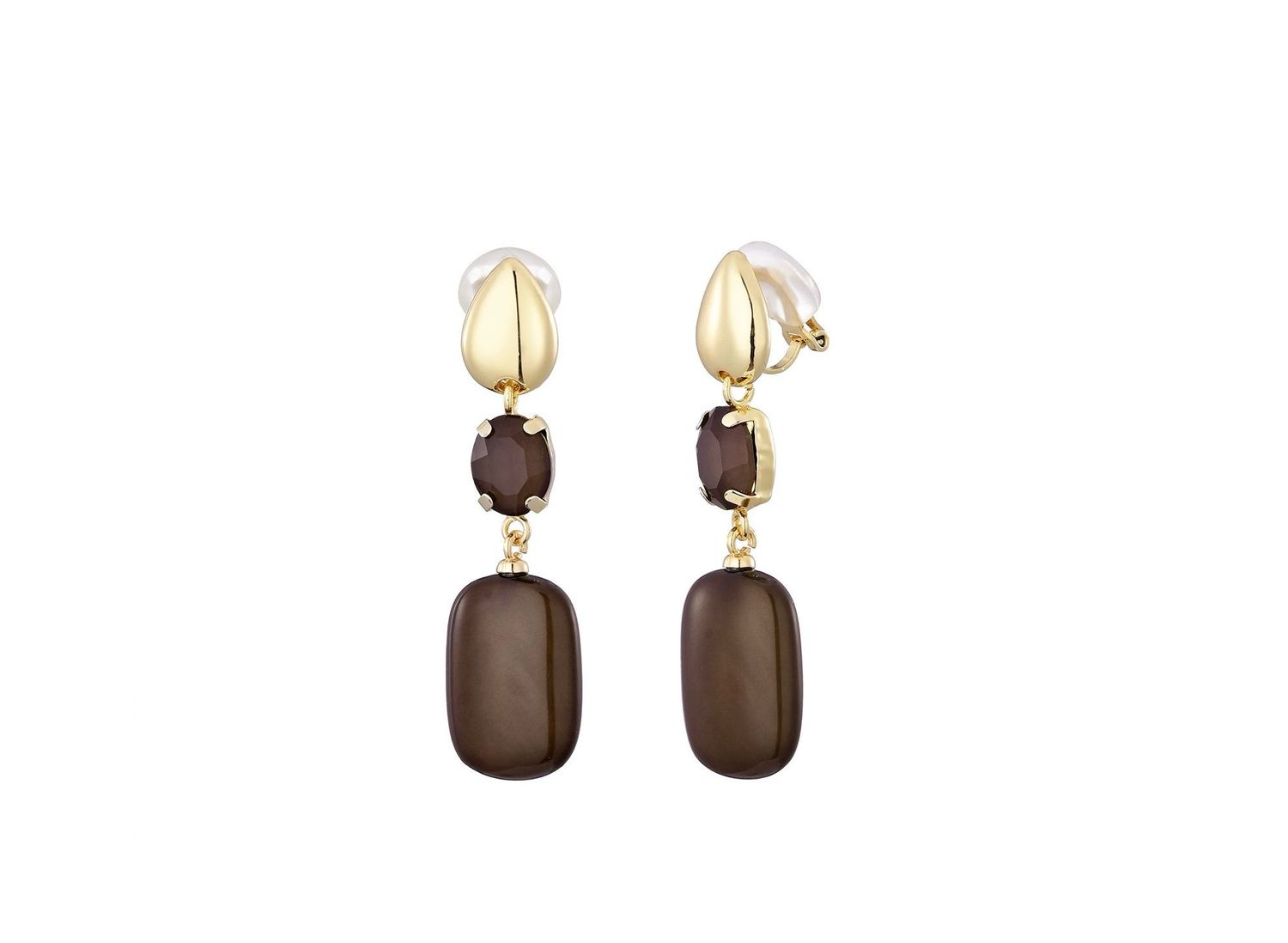 Oorclips Seli choco