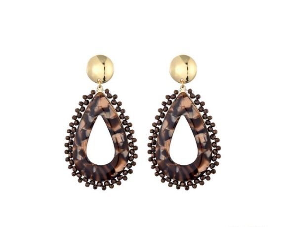 Oorbellen Mari brown