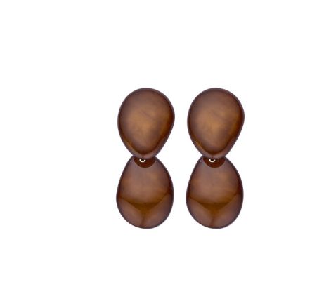 Oorbellen Kobe choco