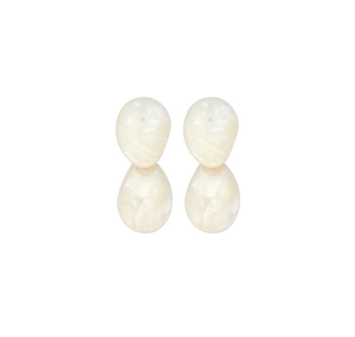 Oorbellen Kobe white