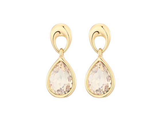 Oorbellen Cate beige