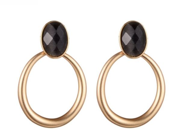 Oorbellen Maggy grey