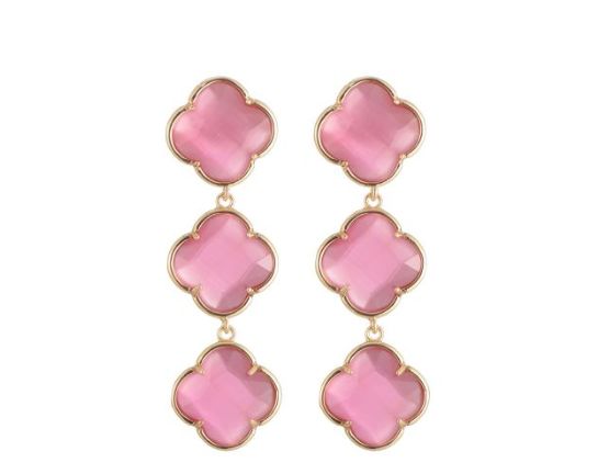 Oorbellen Jessy pink