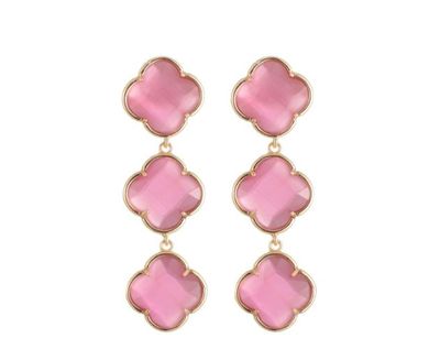 Oorbellen Jessy pink