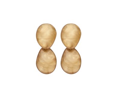 Oorbellen Kobe beige