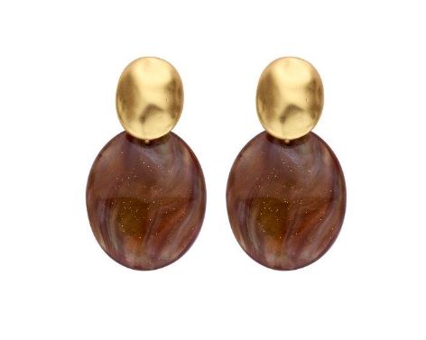 Oorbellen Korin brown