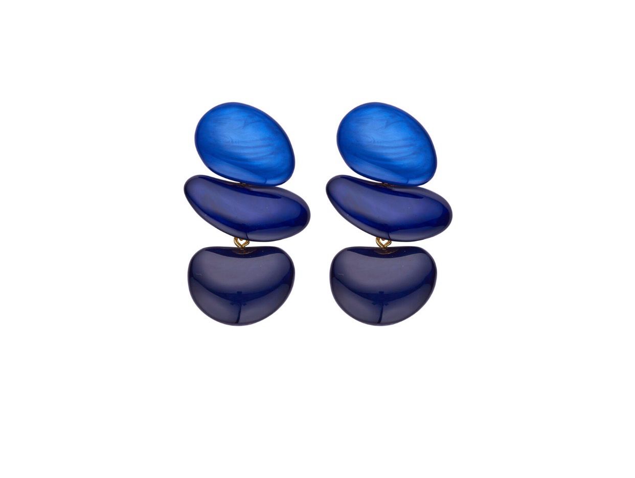 Oorbellen Kiel blue