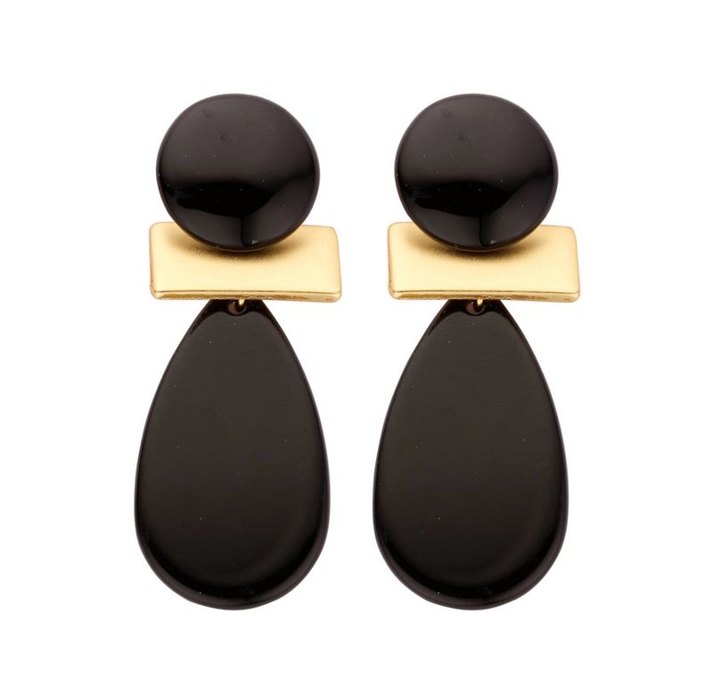 Oorbellen Alice black