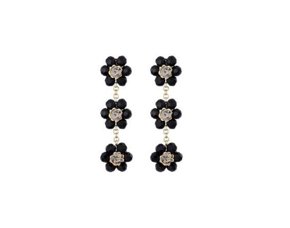 Oorbellen Bloom black