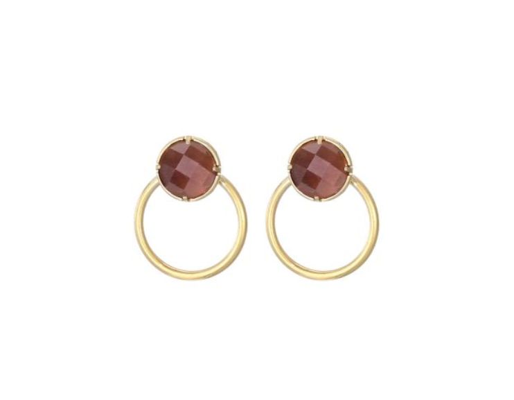 Oorbellen Aria bordeaux